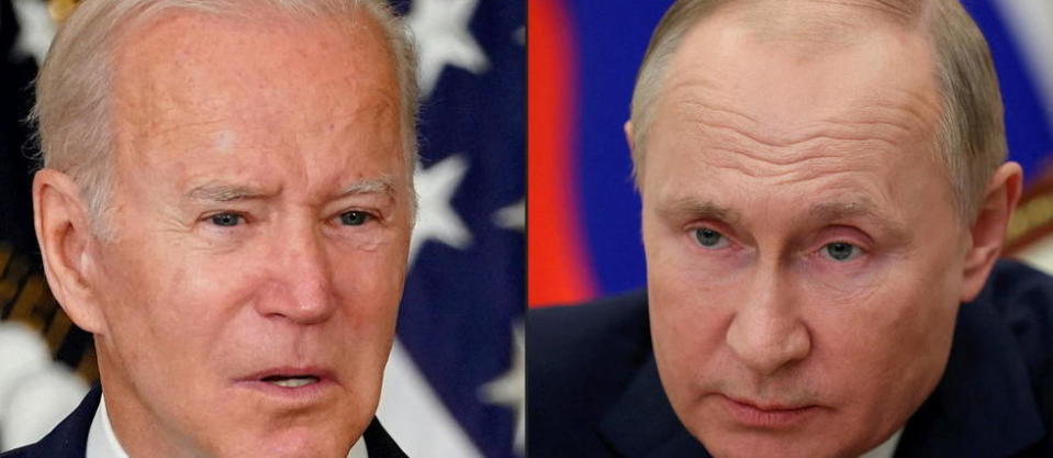 Joe Biden a agité mercredi la menace de sanctions comme Vladimir Poutine « n'en a jamais vu », en cas d'invasion de l'Ukraine.
