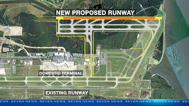 The proposed runway is scheduled to be finished by 2020.