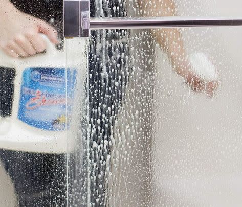 Spray this on your shower just once a week to prevent any grime build-up