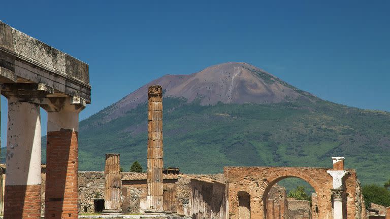 El volcán Vesubio