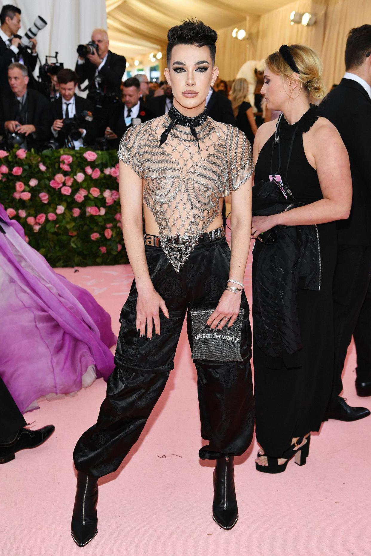 James Charles attends The 2019 Met Gala Celebrating Camp: Notes on Fashion at Metropolitan Museum of Art on May 06, 2019 in New York City.