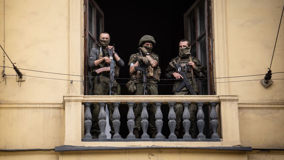 Wagner fighters captured the city of Rostov-on-Don over the weekend. - Roman Romokhov/AFP/Getty Images