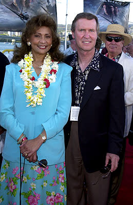 William Cohen , former U.S. Secretary of Defense, with his wife Jane aboard the USS John C. Stennis at the Honolulu, Hawaii premiere of Touchstone Pictures' Pearl Harbor