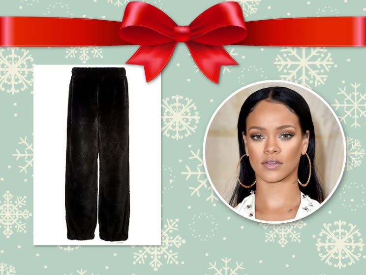 Fancy up your sweatpants with RiRi's help. (Photo: PUMA/Getty Images)