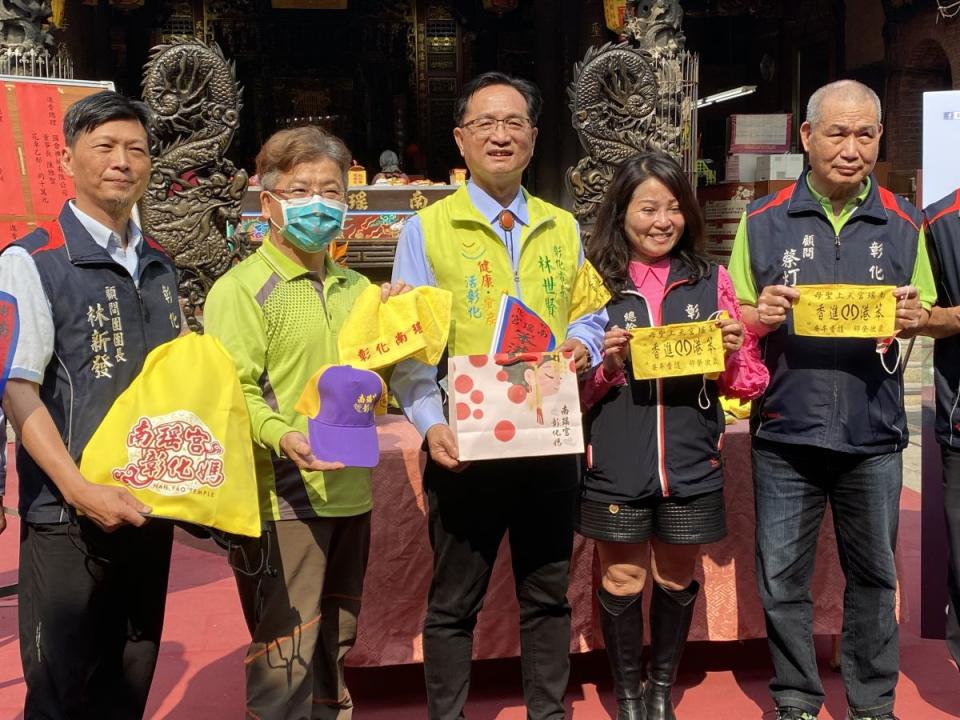 彰化南瑤宮媽祖，4月30日起駕南下笨港遶境祈福，承擔重建笨港古香路之責！（圖：李河錫攝）