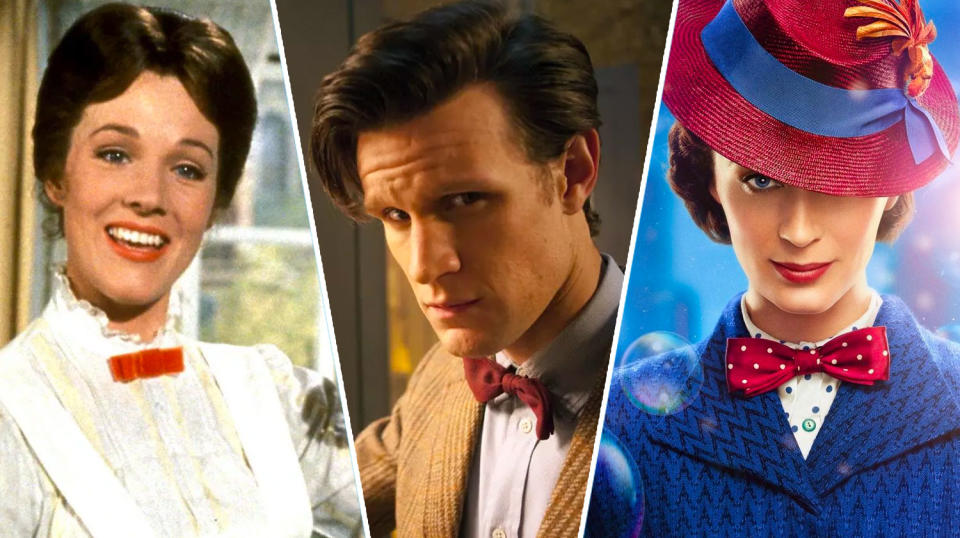 Is Mary Poppins a Time Lord? They even share a love of bow ties… (Disney/BBC)