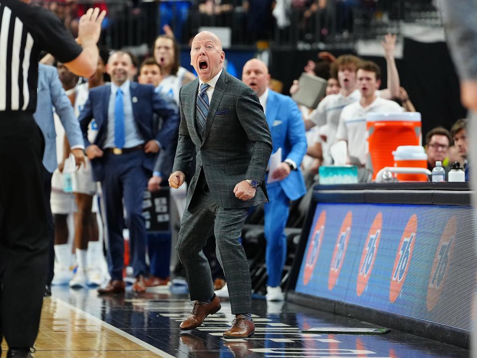 Mick Cronin's UCLA Bruins are a big favorite over UNC Asheville in the first round of the March Madness NCAA Tournament.