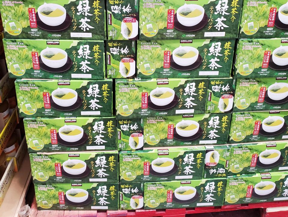 Green tea at Costco