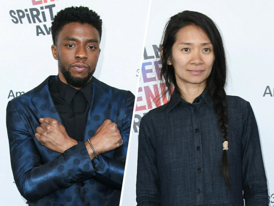 Sie dürften die größten Chancen auf einen Oscar haben: Der 2020 verstorbene Chadwick Boseman und Regisseurin Chloé Zhao. (Bild: [M] ImagePressAgency/Admedia/Imagecollect.com)