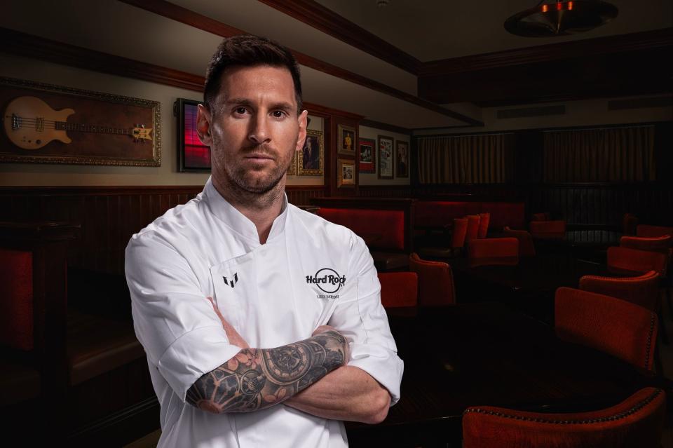 World-famous soccer star Lionel Messi has teamed up with Hard Rock Cafe to bring the world The Messi Chicken Sandwich.