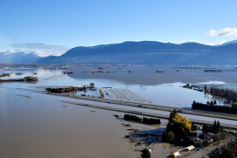 FILE PHOTO: Rainstorms cause flooding in the western Canadian province of British Columbia