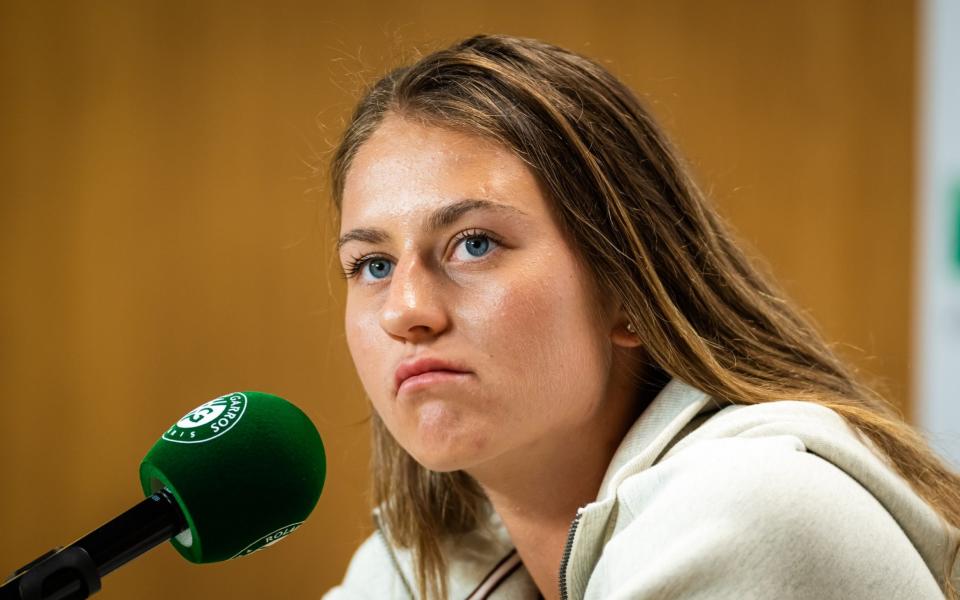 Kostyuk was outspoken during her post-match conference - Getty Images/Robert Prange