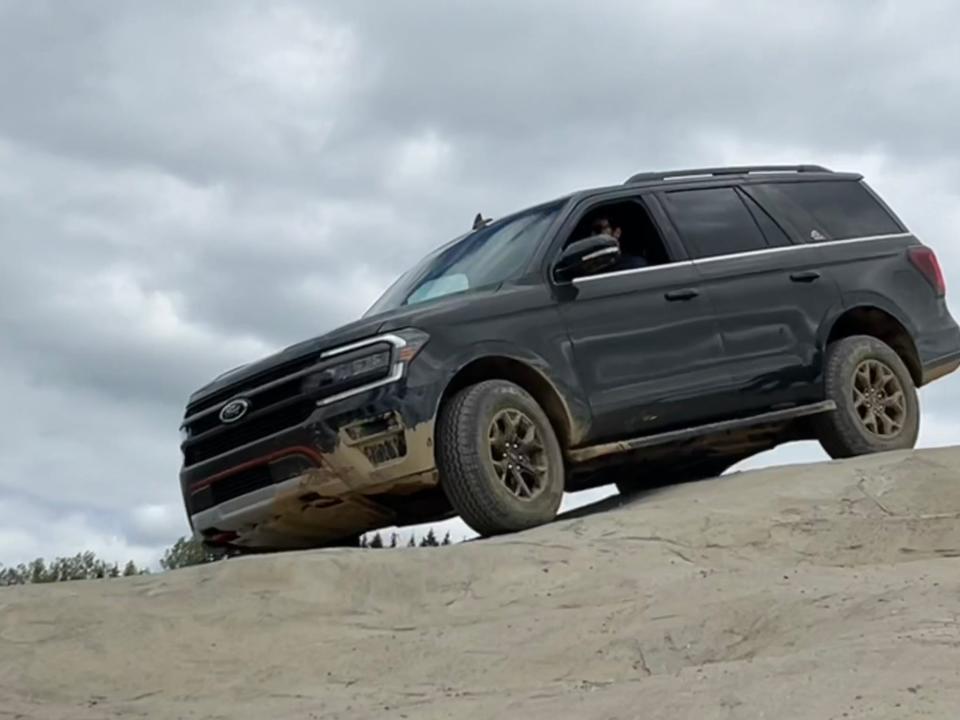 The 2022 Ford Expedition Timberline is surprisingly capable off road, despite its bulk.