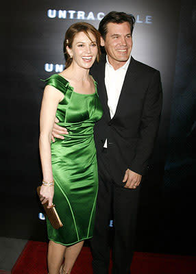 Diane Lane and Josh Brolin at the Los Angeles Premiere of Screen Gems' Untraceable