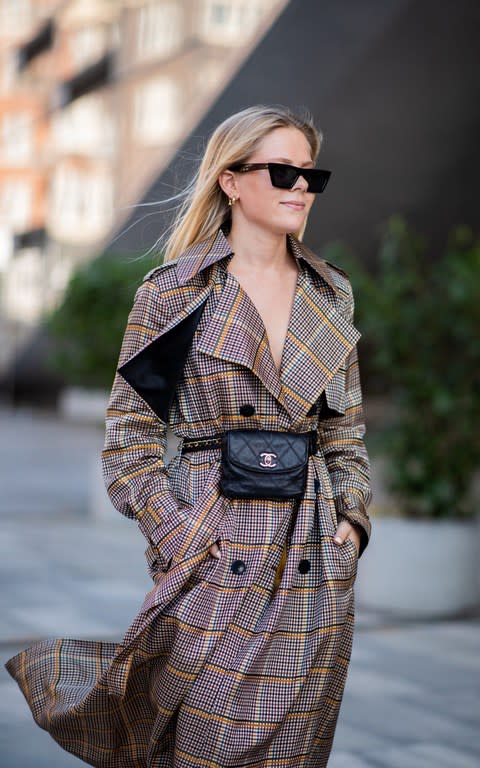 belt bag street style - Credit: Getty Images Europe