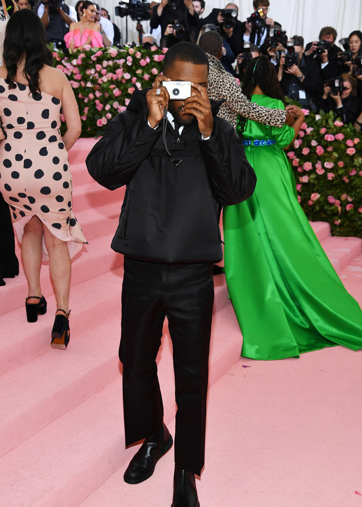 Frank Ocean attends The 2019 Met Gala Celebrating Camp: Notes on Fashion at Metropolitan Museum of Art on May 06, 2019 in New York City.  (Dimitrios Kambouris / Getty Images )