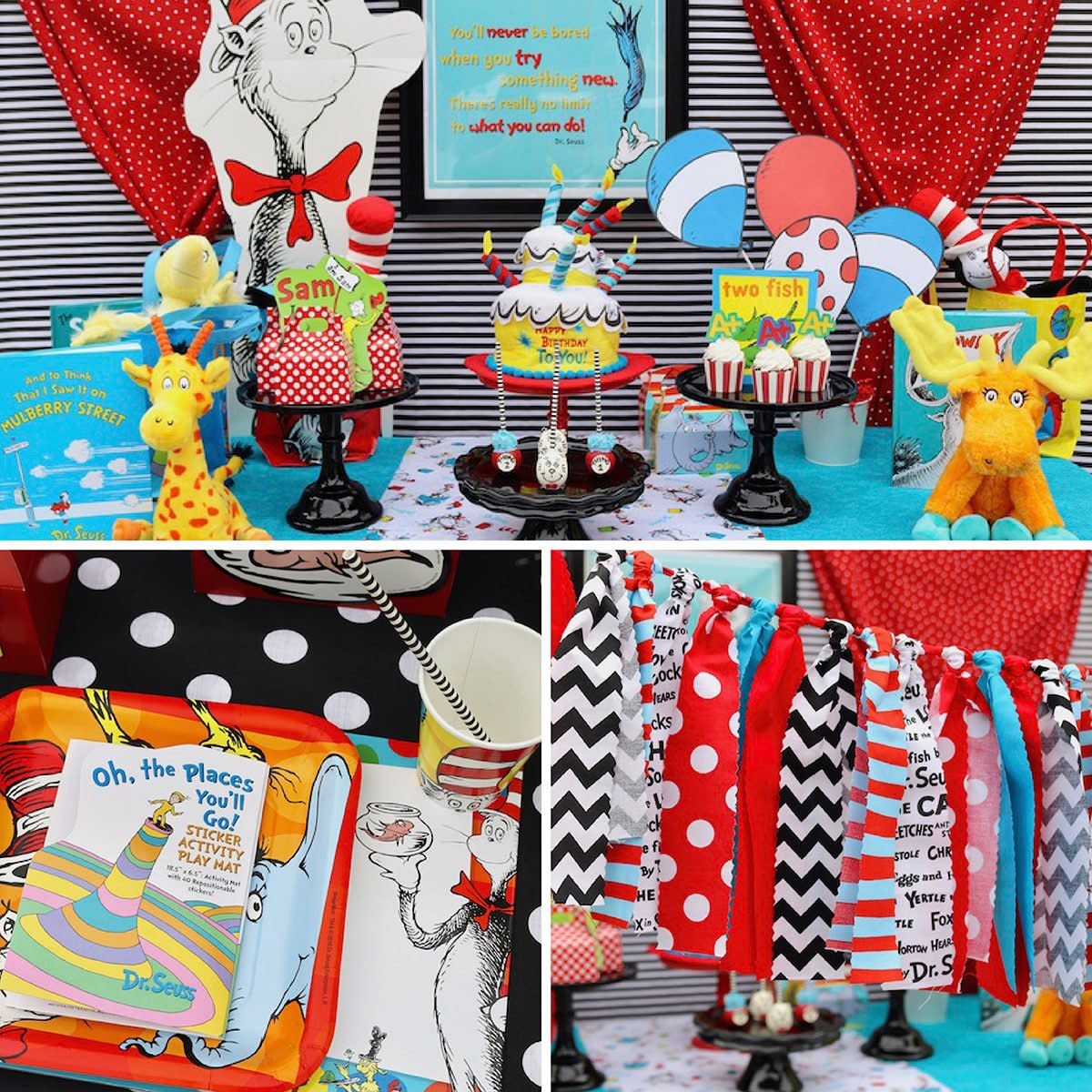 Dr. Seuss first birthday party ideas