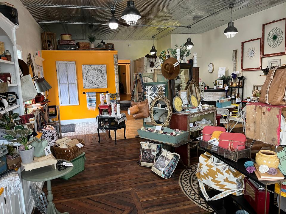 A wide assortment of merchandise fills Faraway Mercantile, a shop in downtown Chillicothe owned by Amber Rusk and Joanna Vining.
