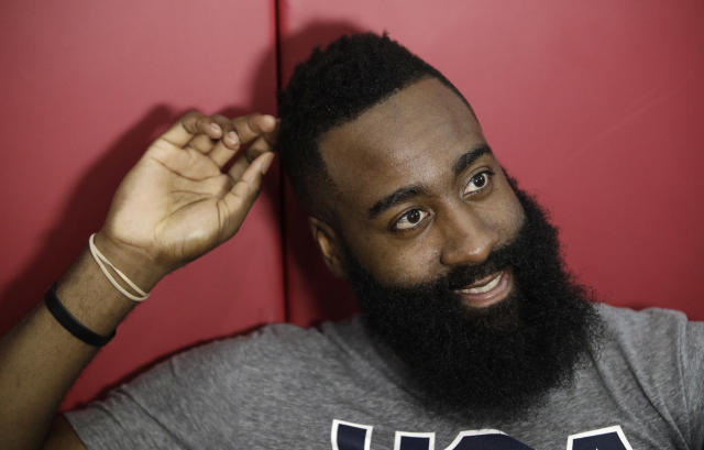 Houston Rockets star and reigning NBA MVP James Harden participated in USA Basketball training camp last month. (AP)