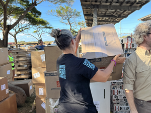 In the wake of the Maui wildfires, Greater Good Charities in partnership with Southwest Airlines® and Lucky Dog Animal Rescue, delivered humanitarian supplies to Maui and utilized a donated Southwest Airlines aircraft to operate an emergency airlift of more than 130 shelter pets from the Island to Portland, Ore. to find new homes.