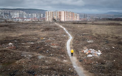 Kazanlak is home to the Arsenal weapons fabrication plant, known for manufacturing the Kalashnikov rifle - Credit: Simon Townsley