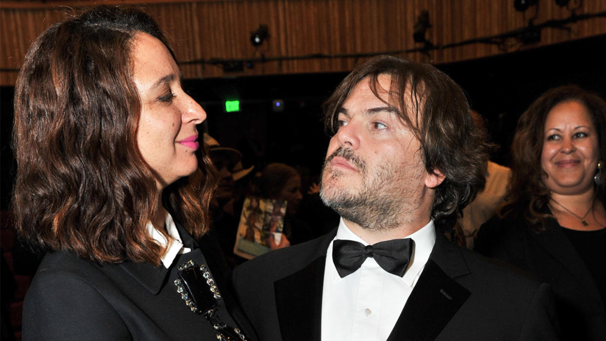  Actors Maya Rudolph and Jack Black at the Poetic Justice 2015 Fundraiser for Coalition for Engaged Education at Herb Alpert Educational Village in Santa Monica, CA on May 7, 2015. 