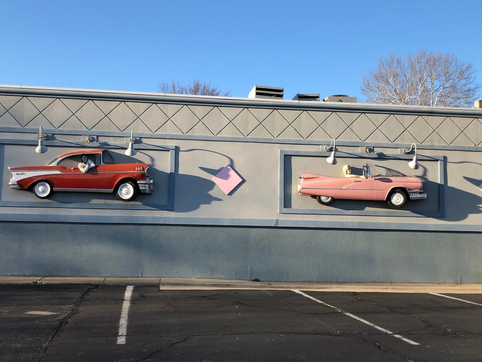 The exterior of the former Edwards Drive-In restaurant, 2126 S. Sherman Dr., Indianapolis.