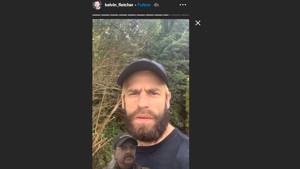 Screengrab from Kelvin Fletcher Instagram Story