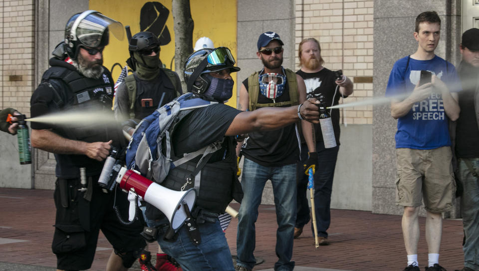 Image: Protest in Portland, Oregon (Paula Bronstein / Getty Images file)