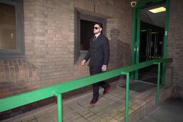 Stephen Bear leaves Chelmsford Crown Court 