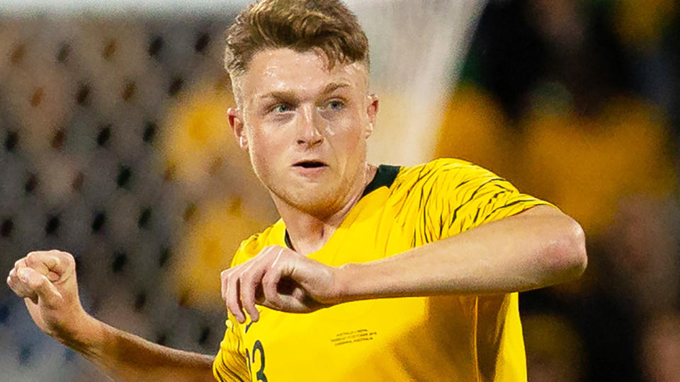 Harry Souttar put the Socceroos on the scoreboard within 10 minutes against Chinese Taipei.