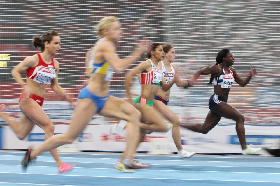 Fronting up | Bernice Wilson (right): Ian Walton/Getty Images