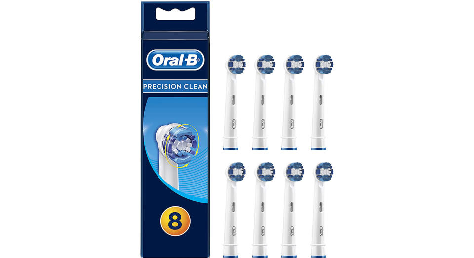 Oral-B Genuine Precision Clean Replacement White Toothbrush Heads