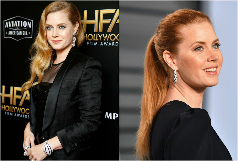 <p>La protagonista de ‘Sharp Objects’ (2018) era pelirroja, pero después de la adolescencia su pelo se fue aclarando hasta convertirse en rubio. Así que ahora se tiene que teñir para presumir de melena rojiza. (Foto: Reuters / Getty Images). </p>