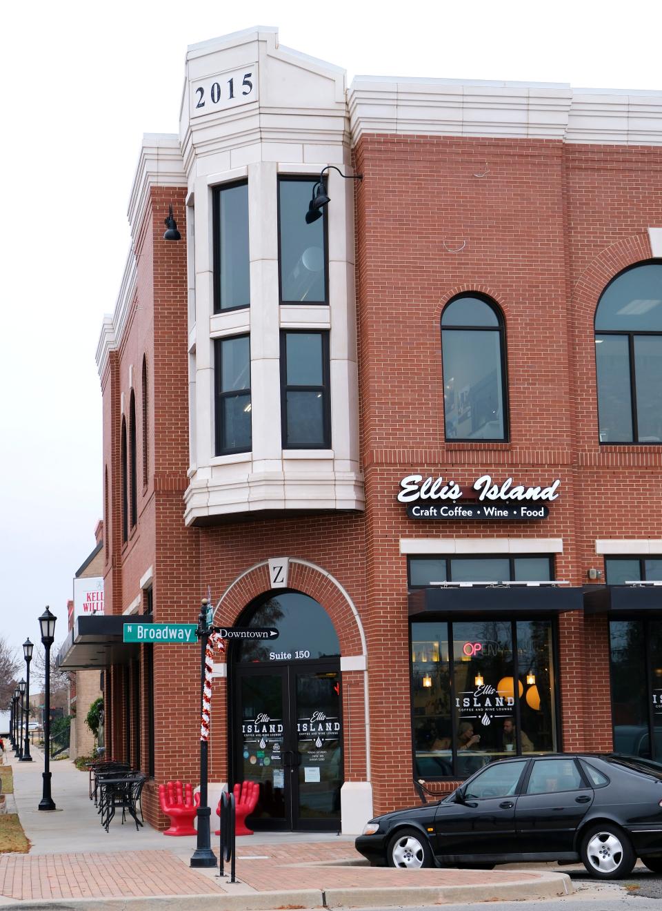 Ellis Island Coffee, 130 N Broadway, Suite 150, is shown Tuesday in downtown Edmond.