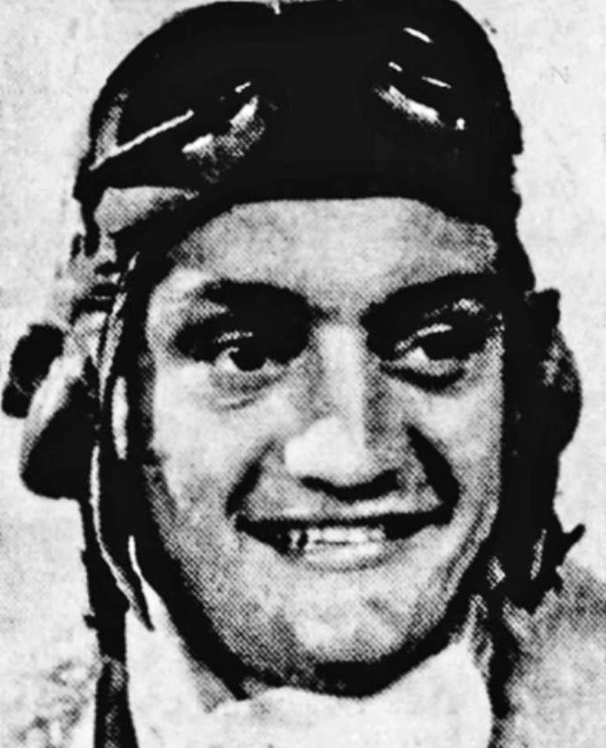 This photo of Captain Yager appeared in the Palmyra Spectator in 1944. (Palmyra Spectator)