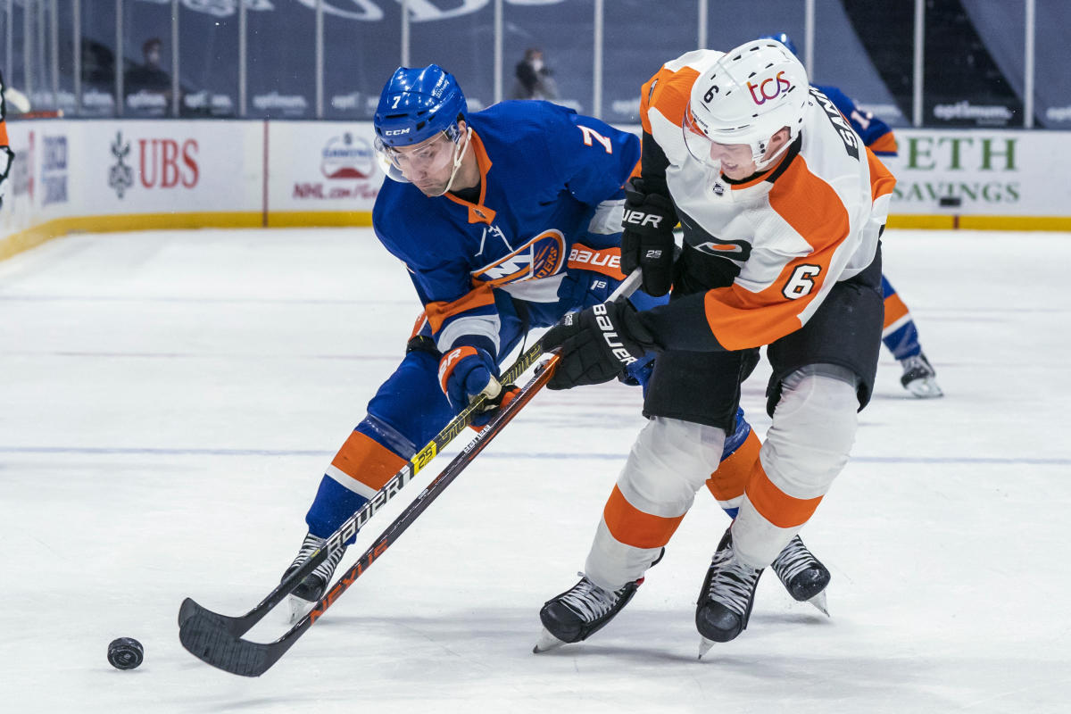 April 18, 2018: Philadelphia Flyers defenseman Travis Sanheim (6