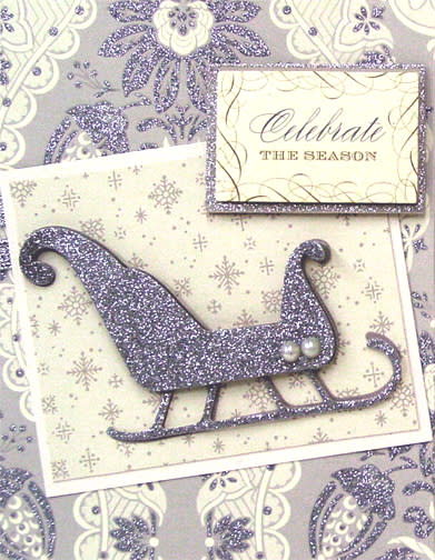 Created with the Anna GriffinÂ® Cecile Holiday Paper Crafting Kit