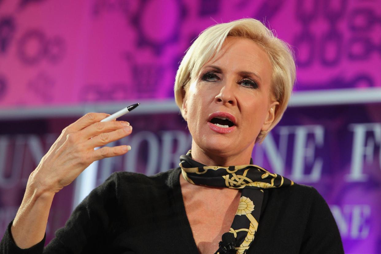 Mika Brzezinski speaks onstage at the FORTUNE Most Powerful Women Summit: Paul Morigi/Getty Images for FORTUNE