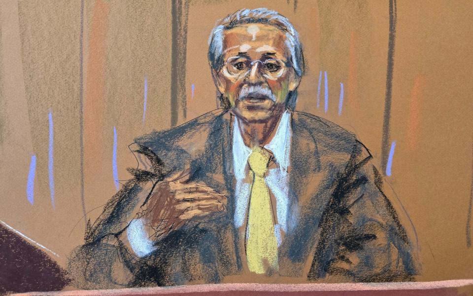 David Pecker raised a smile during his testimony