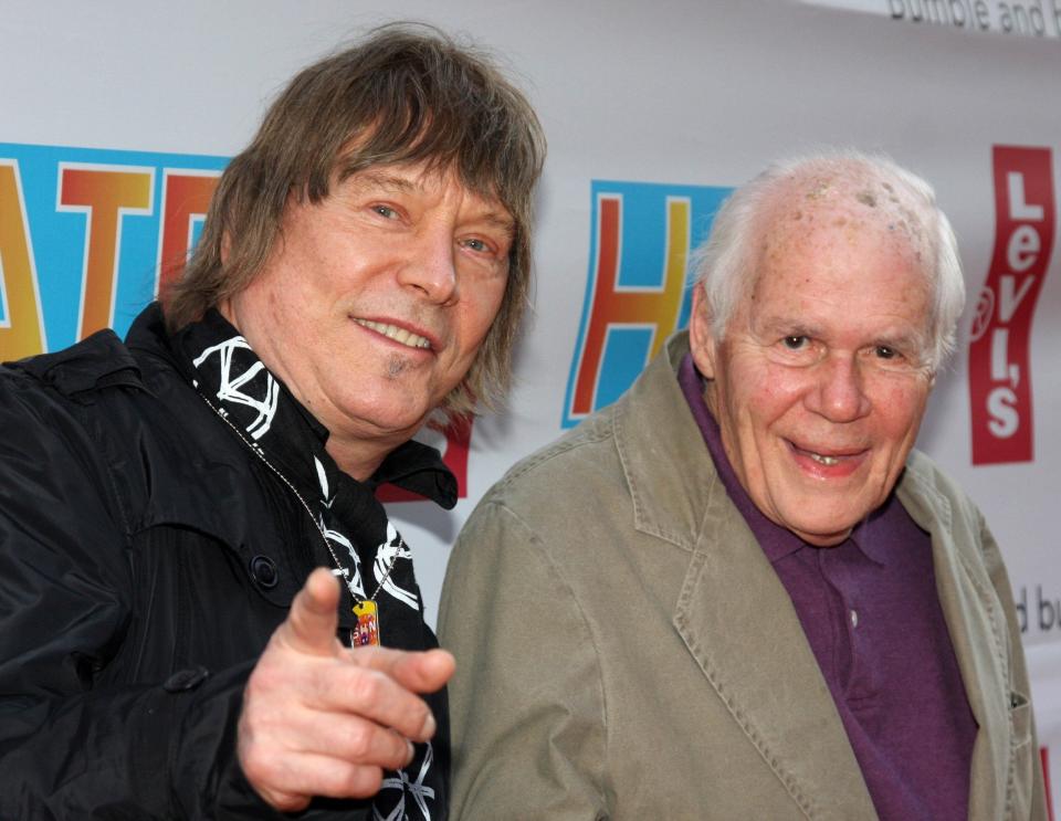 James Rado and Galt MacDermot ( who wrote the score) at the opening night of a 2009 Broadway revival of Hair - FilmMagic