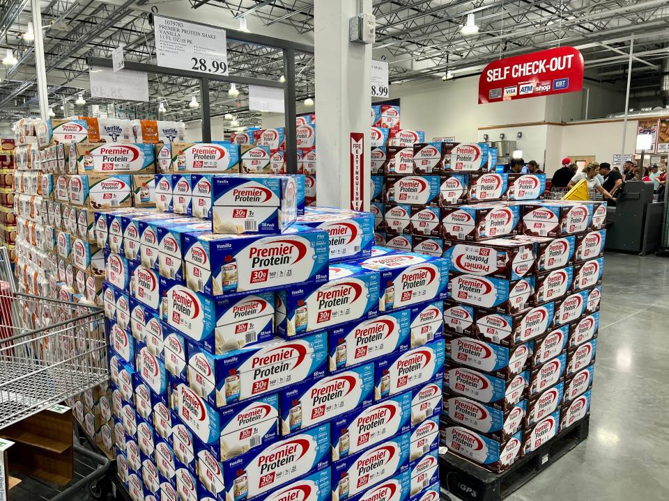 Premier Protein shakes at Costco