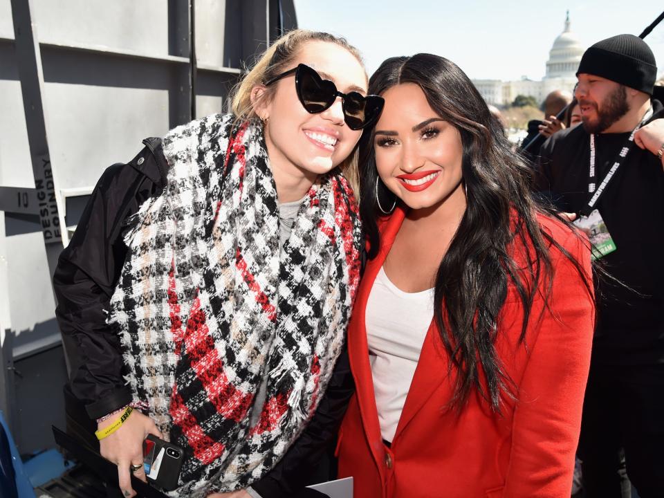 miley cyrus demi lovato