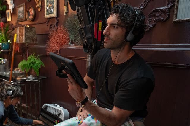 <p>Jojo Whilden</p> Justin Baldoni behind the scenes of "It Ends with Us"