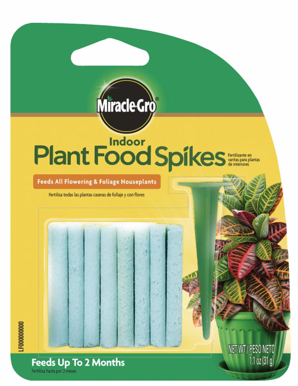 <h3><a href="https://amzn.to/3b3wF31" rel="nofollow noopener" target="_blank" data-ylk="slk:Indoor Plant Food Spikes" class="link rapid-noclick-resp">Indoor Plant Food Spikes</a></h3><br><strong>Keny</strong><br><br><strong>How She Discovered It: </strong>"I first tried these after planting some basil and other herbs that seemed to be taking an eternity to grow."<br><br><strong>Why It's A Hidden Gem: </strong>"Within just a few days, my plants had doubled in size!"<br><br><strong>Miracle-Gro</strong> Indoor Plant Food Spikes (2-Pack), $, available at <a href="https://amzn.to/3vBE9lv" rel="nofollow noopener" target="_blank" data-ylk="slk:Amazon" class="link rapid-noclick-resp">Amazon</a>