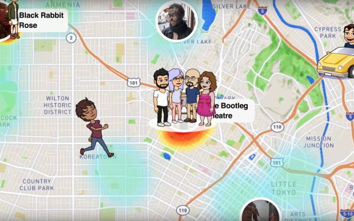 Snapchat Maps allows users to broadcast their location - Snapchat