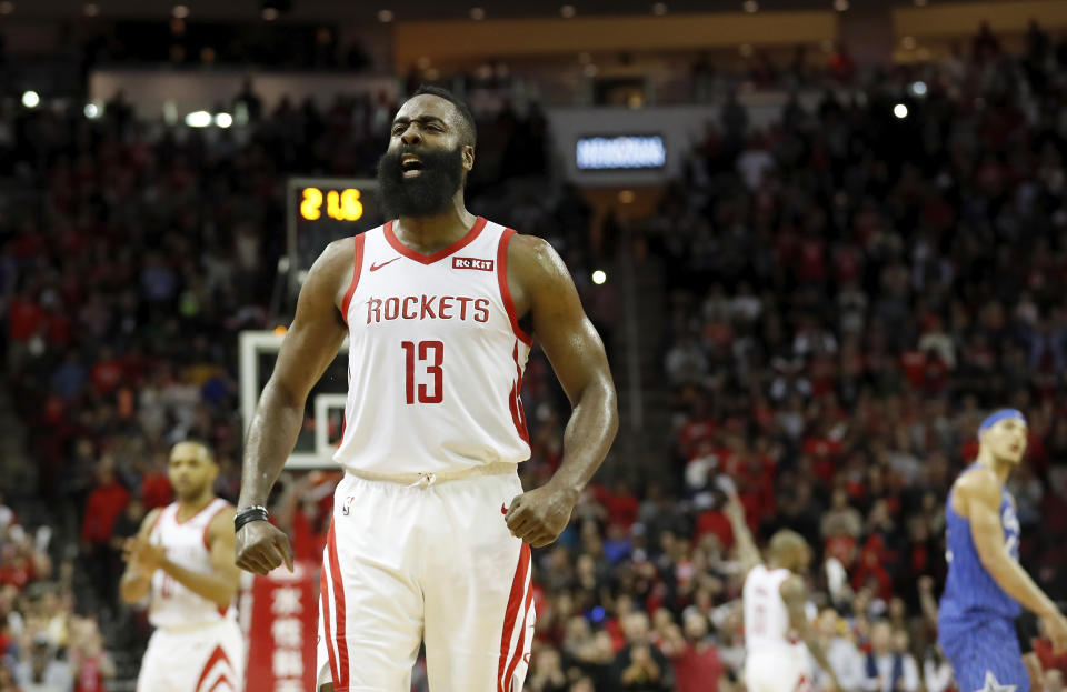 James Harden had another big scoring night to lead the Rockets in Chris Paul’s return.