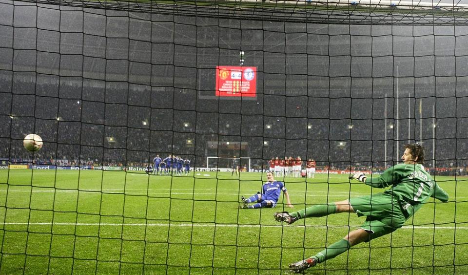 <b>United 1-1 Chelsea (6-5 pens): Champions League final, May 21 2008</b><br><br>It was not as resounding a last-hurdle defeat for the London side in Moscow, but infinitely more heart-wrenching as John Terry's infamous penalty slip helps condemn them to a narrow shoot-out loss.