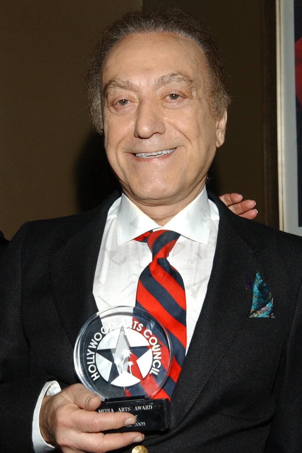 Art Laboe, recipient of the Media Arts Award during The 19th Annual Charlie Awards at The Hollywood Roosevelt Hotel in Hollywood, California, United States. (Photo by Michael Schwartz/WireImage)