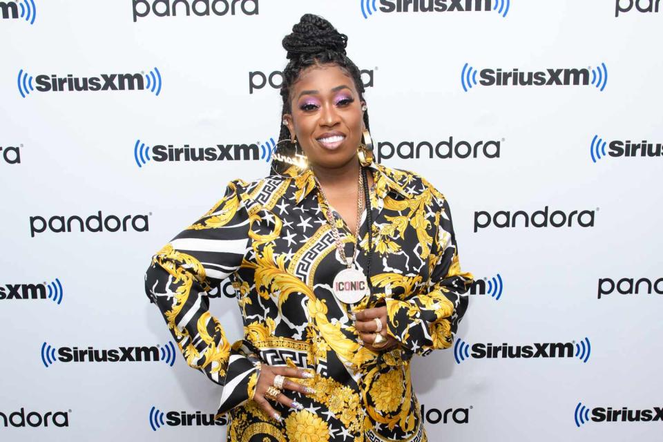 <p>Noam Galai/Getty </p> Missy Elliott in New York City in August 2019